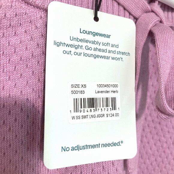 NEW Tommy John Joggers Sweater Lounge Pants Lavender Herb -Part of Matching Set! - Picture 3 of 7